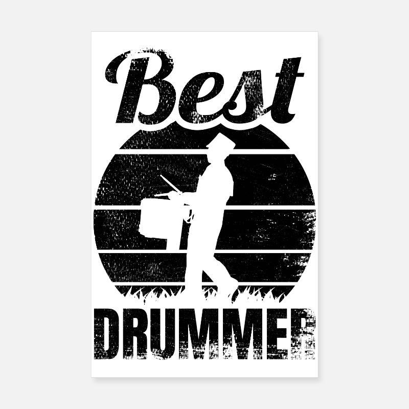 Drôle de batteur Poster 20 x 30 cm