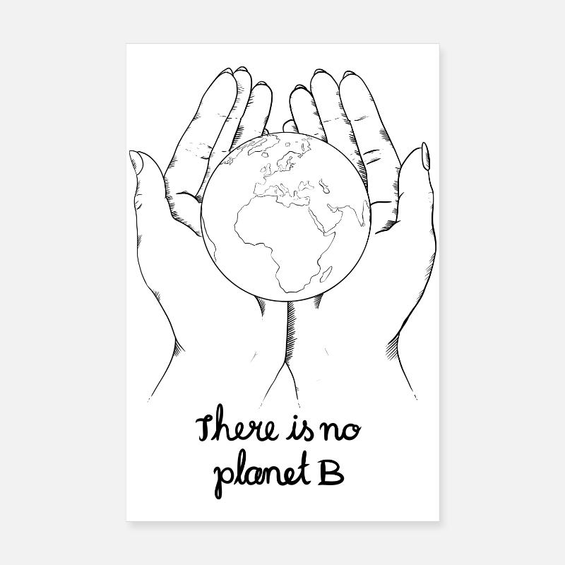 There is no planet b Poster 20x30 cm