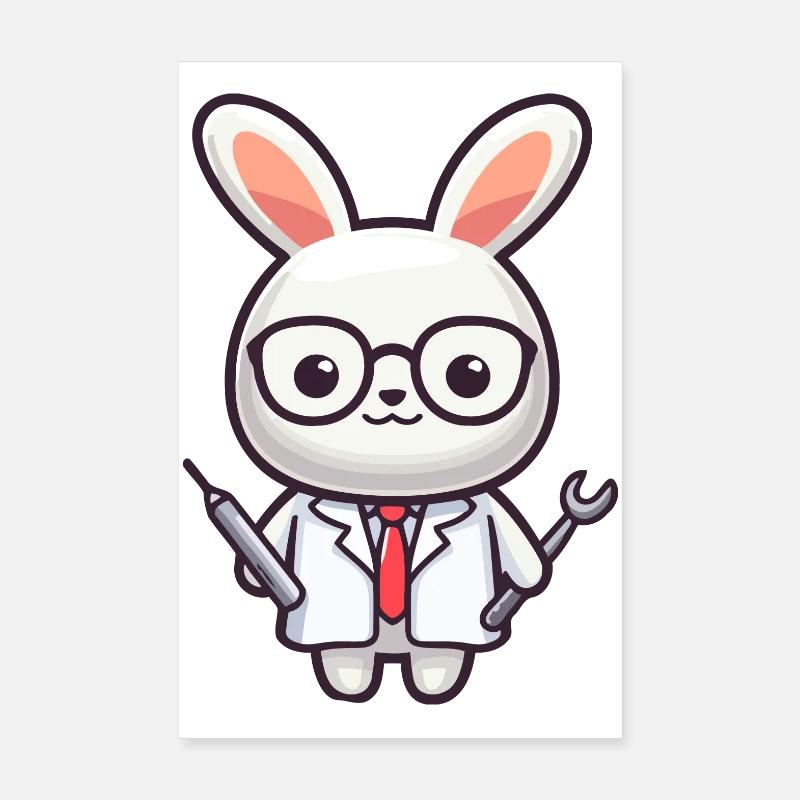 Doktor Bunny: Der Karottenpfleger Poster 20x30 cm