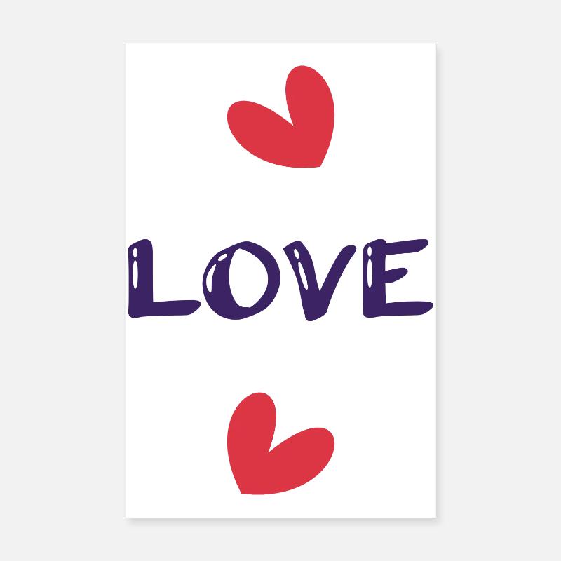 JUST MARRIED. EVJF. SAINT VALENTIN. COUPLE Poster 20 x 30 cm
