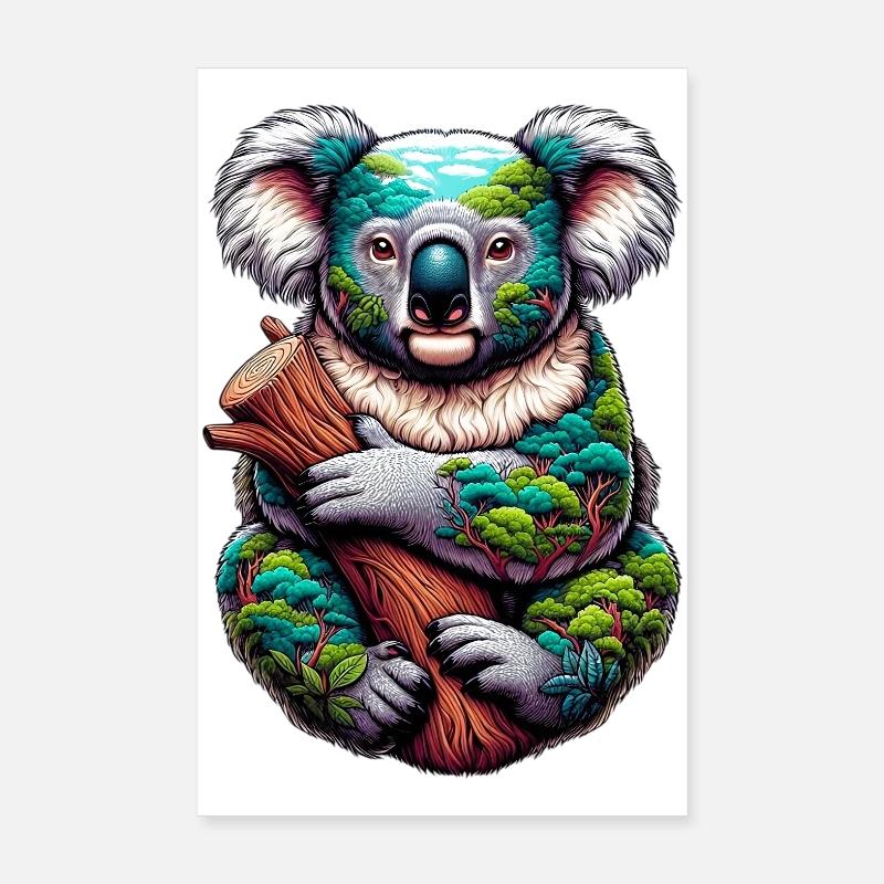 Koala Poster 20 x 30 cm