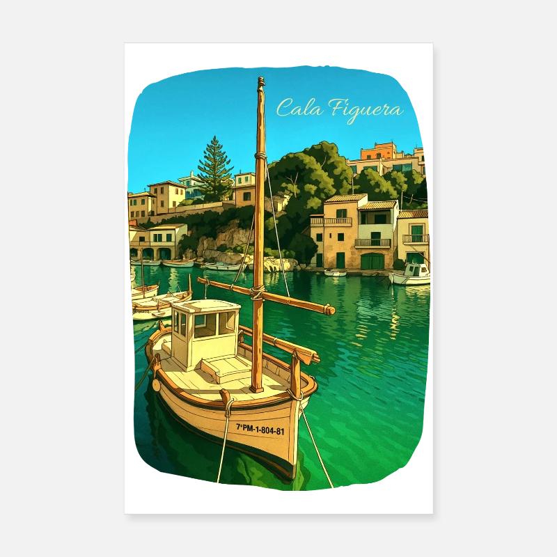 Cala Figuera - Majorca Poster 8" x 12" (20x30 cm)