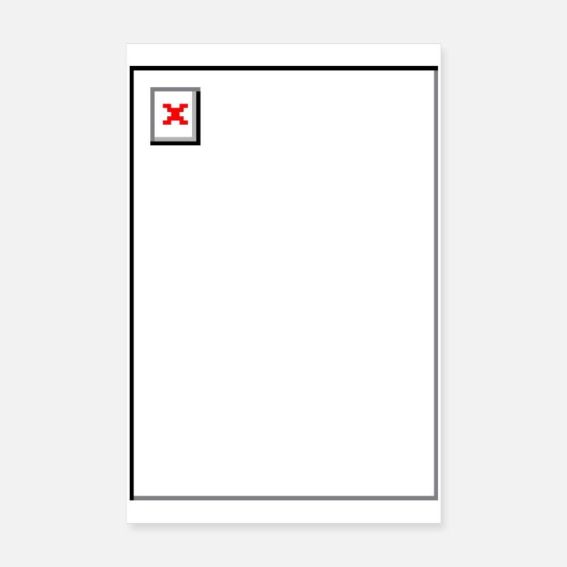Image introuvable – mais style garanti Poster 20 x 30 cm
