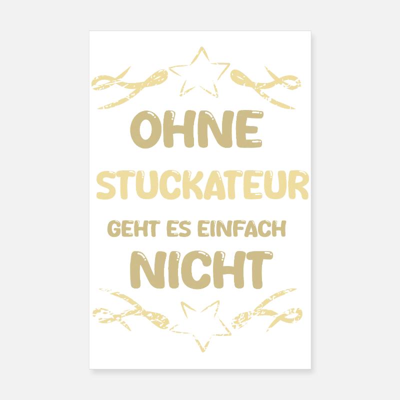 Plasterer Poster 8" x 12" (20x30 cm)