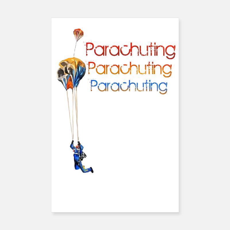 Parachutisme Poster 20 x 30 cm
