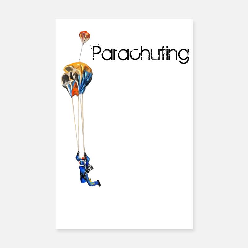 Parachutisme Poster 20 x 30 cm