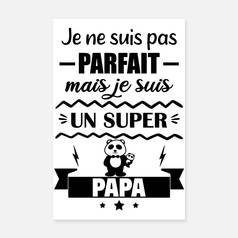 Nicht perfekt, aber toller Vater Poster 20x30 cm