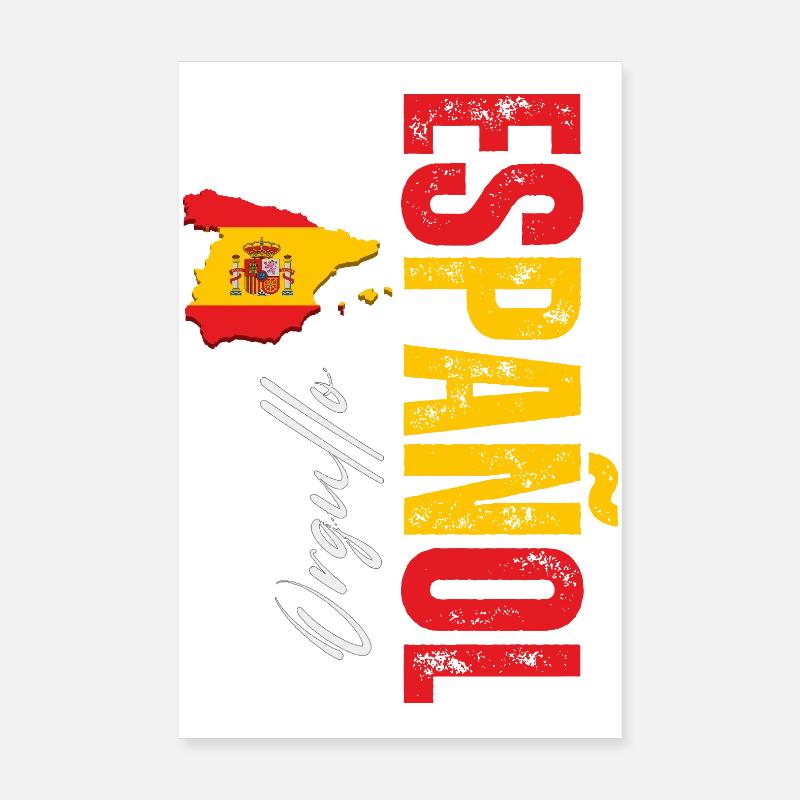 Spanish Pride, conception verticale Poster 20 x 30 cm