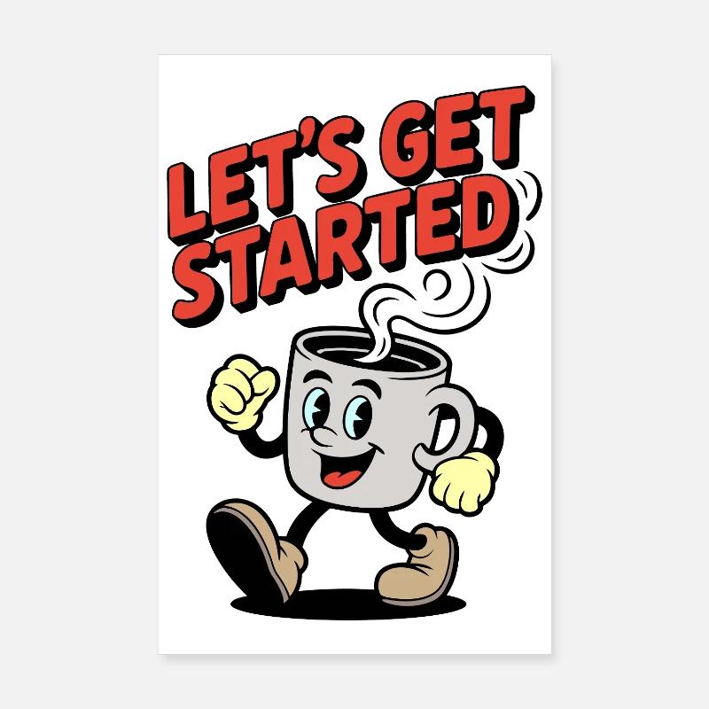 Let's go Tassenheld Poster 8" x 12" (20x30 cm)