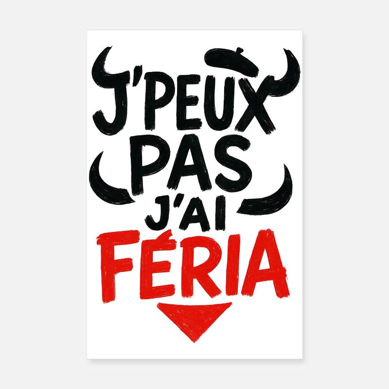 I can't I feria Poster 8" x 12" (20x30 cm)