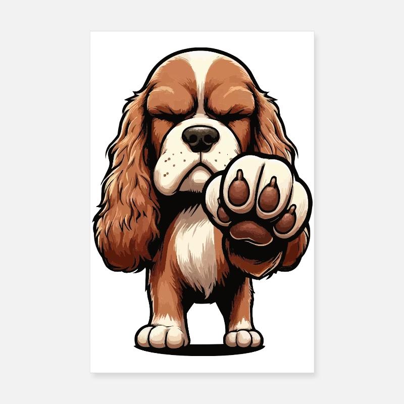 Cocker Spaniel Cockerhund Cocker Spaniel Besitzer Poster 20x30 cm