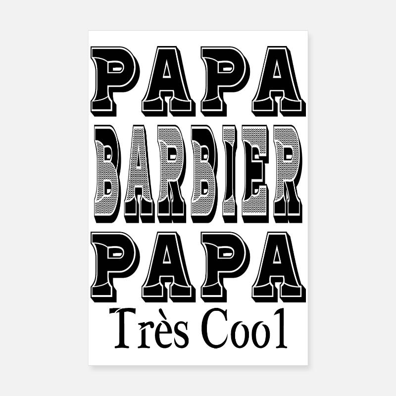 Daddy Barber Daddy Sehr cool Poster 20x30 cm