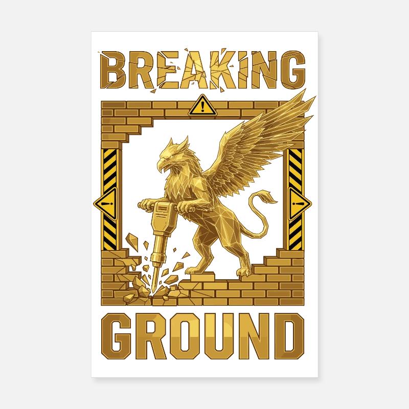 Breaking Ground Griffin Poster 20 x 30 cm