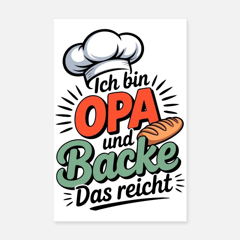 OPA Cheek Kitchen Joke Poster 8" x 12" (20x30 cm)