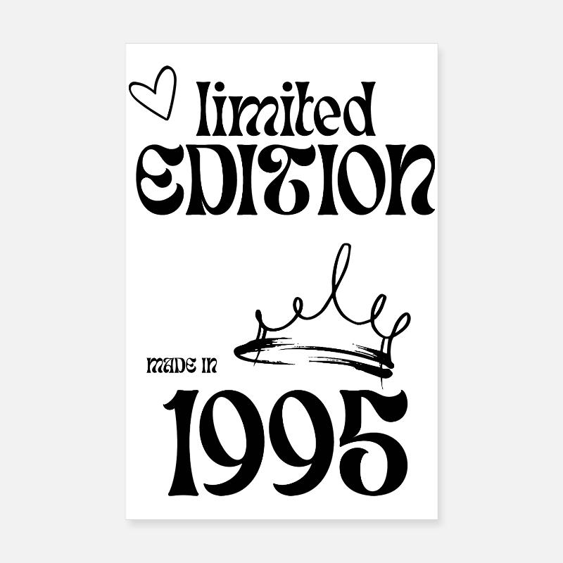 Limited EDITION singen 1995 - 30 years Poster 8" x 12" (20x30 cm)