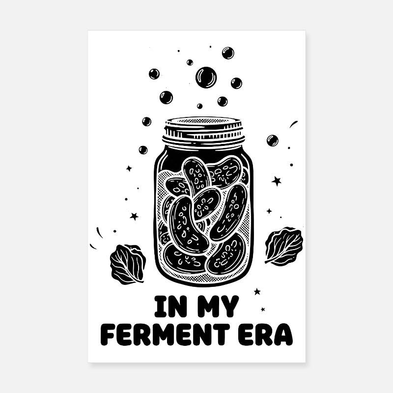 Dans mon pot Mason à l’ère de la fermentation Poster 20 x 30 cm