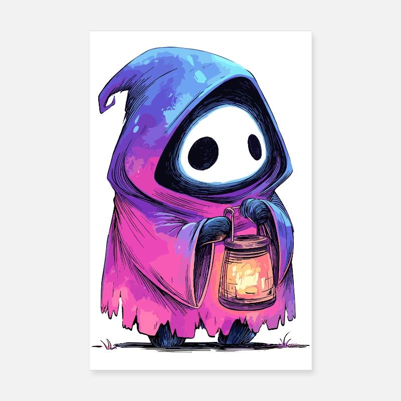Glowing Cave Spirit Poster 8" x 12" (20x30 cm)