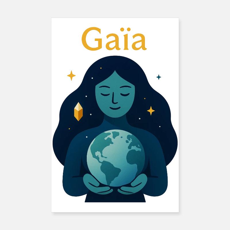 Gaïa cosmique éternelle Poster 20 x 30 cm
