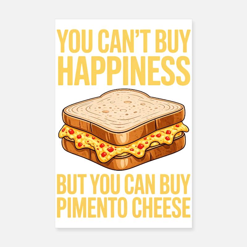 Pimento Cheese Sandwich Golf Geschenk Poster 20x30 cm