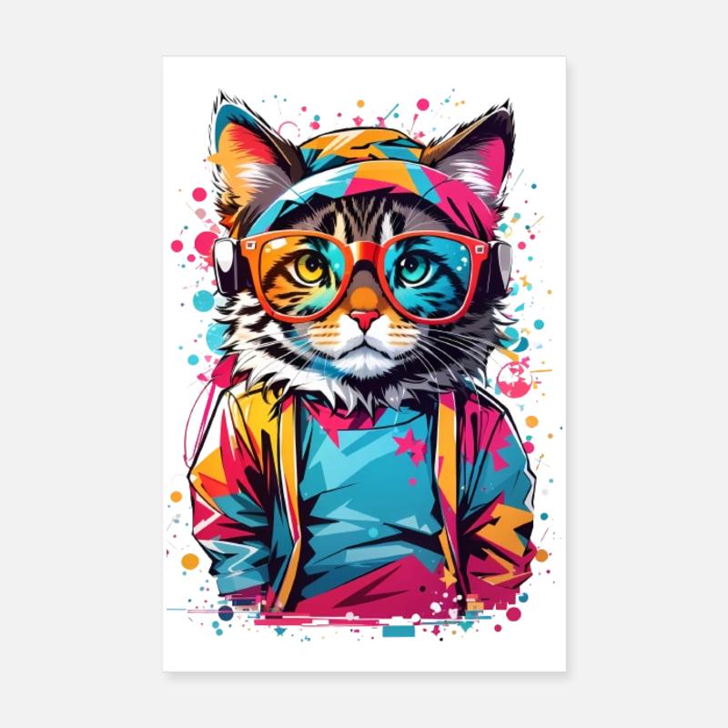 Cute cat Poster 8" x 12" (20x30 cm)