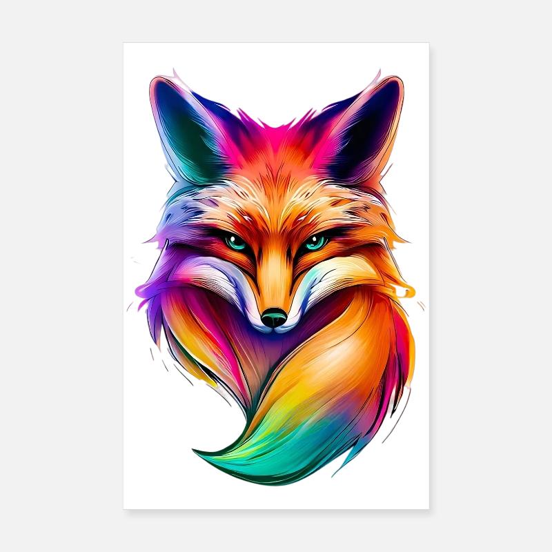 Renard Poster 20 x 30 cm