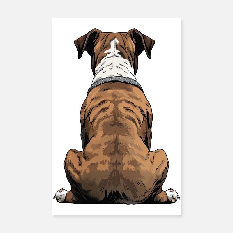 Boxeur Poster 20 x 30 cm