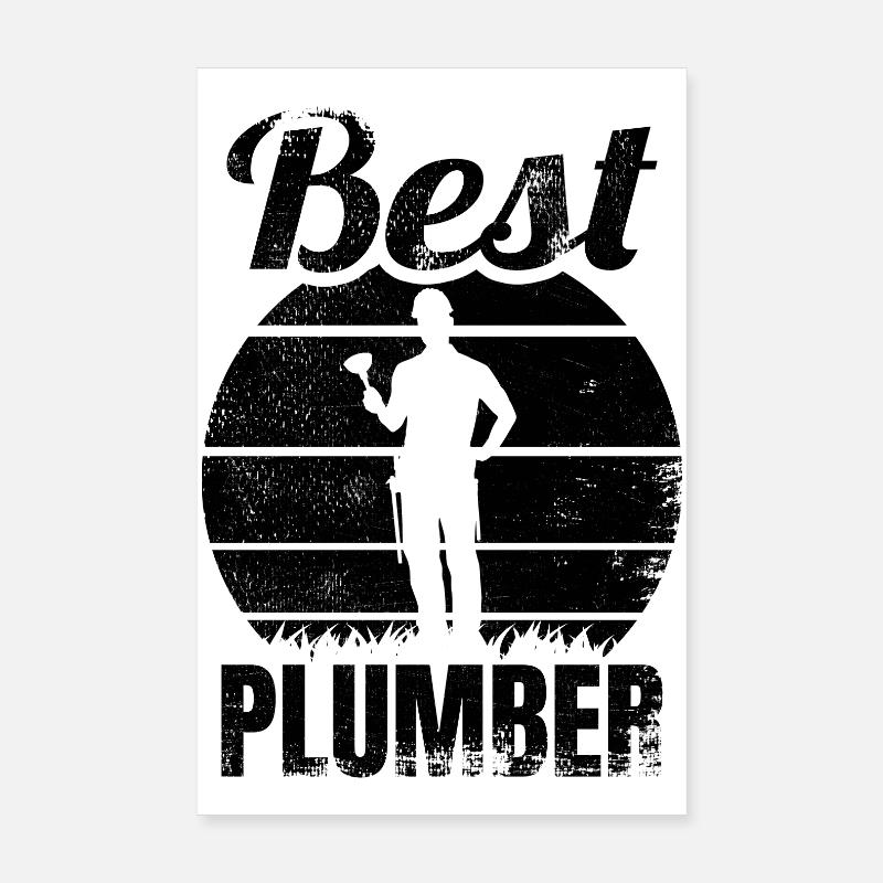 Bester Installateur Poster 20x30 cm