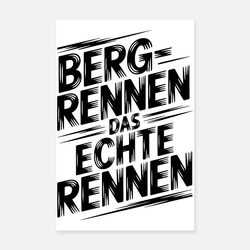 La course de côte, la vraie course Poster 20 x 30 cm