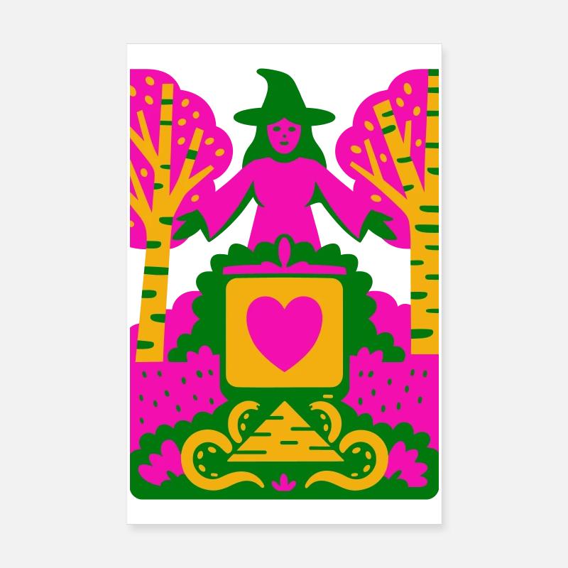 Culte Wicca Poster 20 x 30 cm