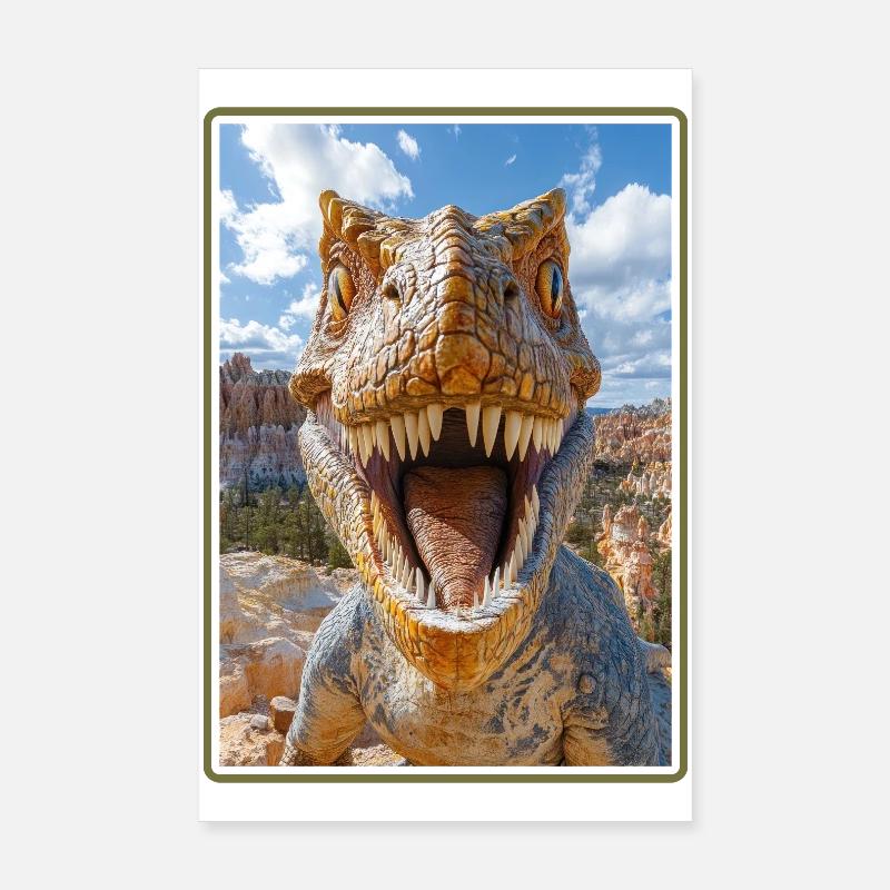 Dino Dinosaure Dinosaure Poster 20 x 30 cm