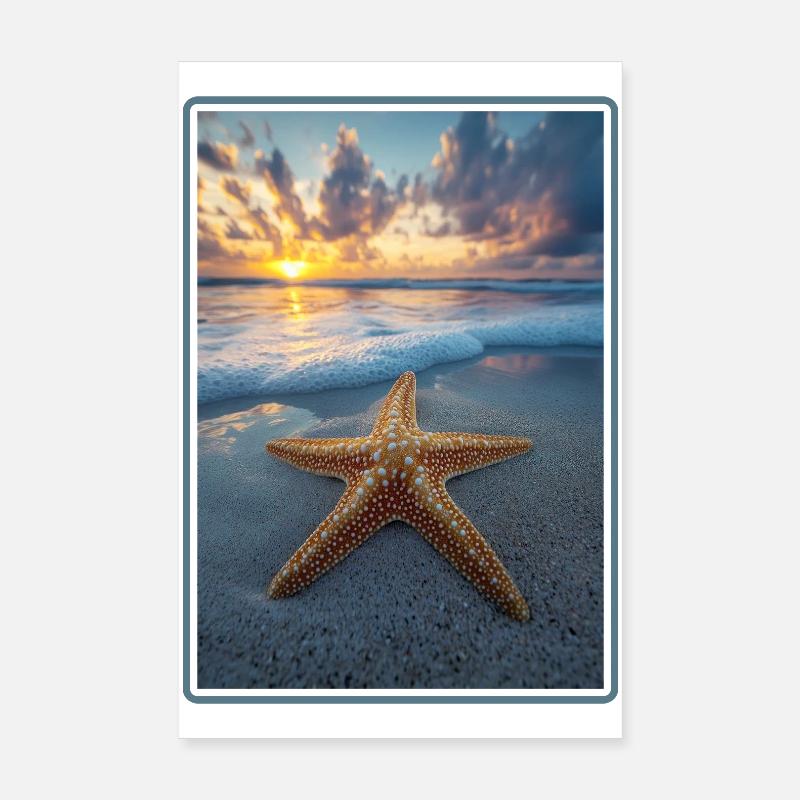 Starfish Starfish Poster 8" x 12" (20x30 cm)