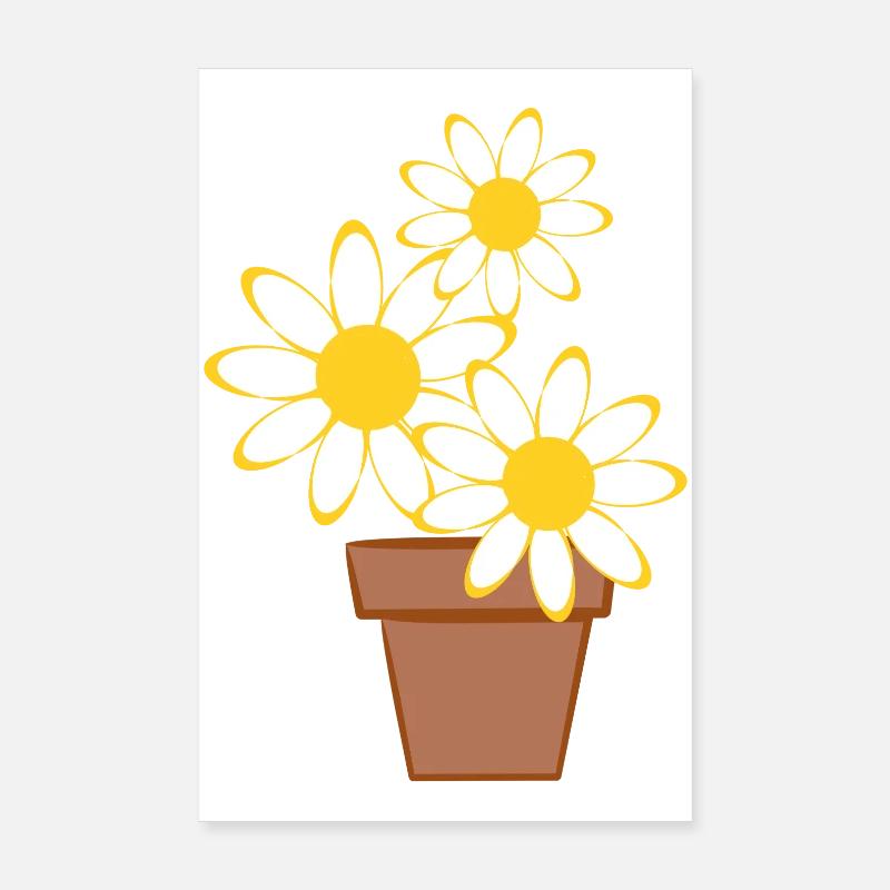 Marguerites Poster 20 x 30 cm