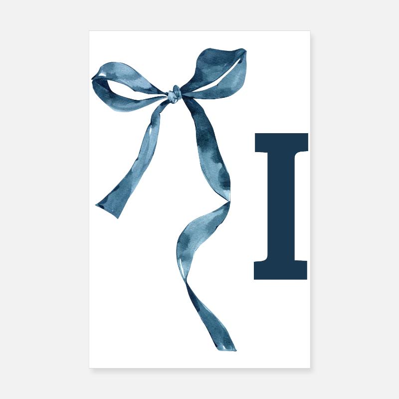 Monogram i gift idea Poster 8" x 12" (20x30 cm)