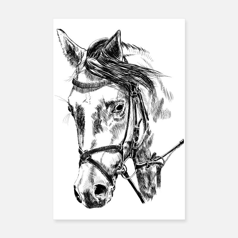 Cheval Poster 20 x 30 cm