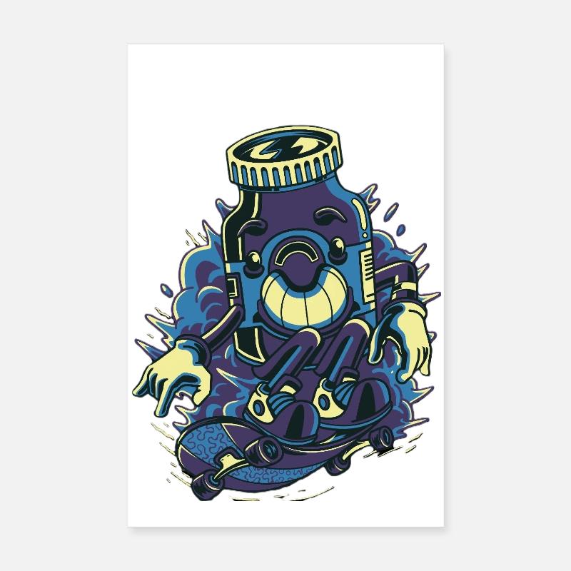 Skate Energy Poster 20 x 30 cm