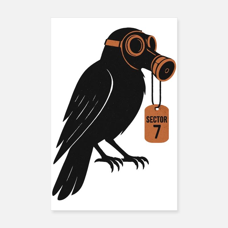 Underground Raven Sector 7 Poster 8" x 12" (20x30 cm)