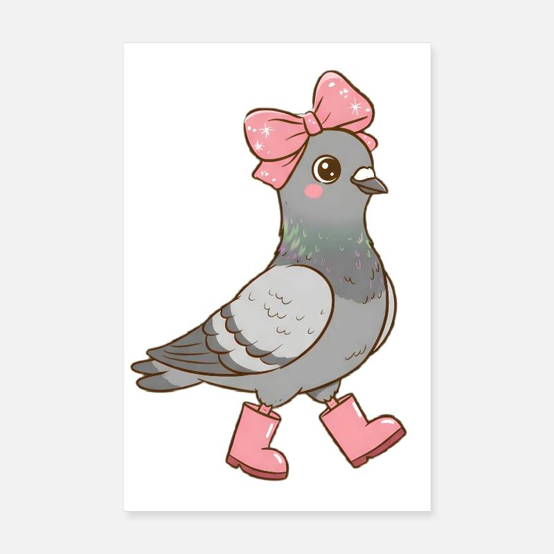 Taube Poster 20x30 cm
