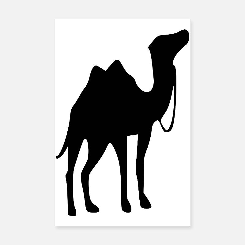 Kamel T-shirt Geschenk Poster 20x30 cm