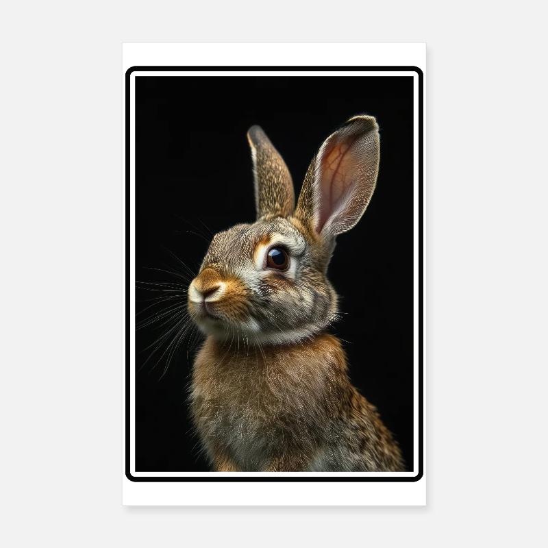 Bunny Bunny Poster 8" x 12" (20x30 cm)