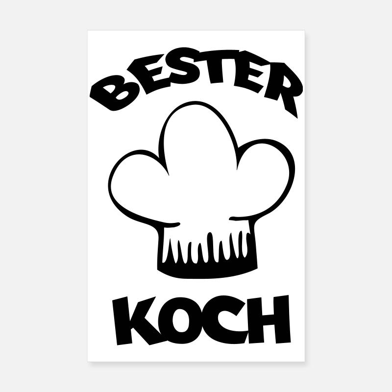 Meilleur chef Poster 20 x 30 cm