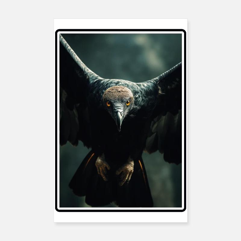 Vulture Poster 8" x 12" (20x30 cm)