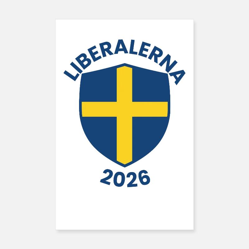 The Liberals' shield 2026 Poster 8" x 12" (20x30 cm)