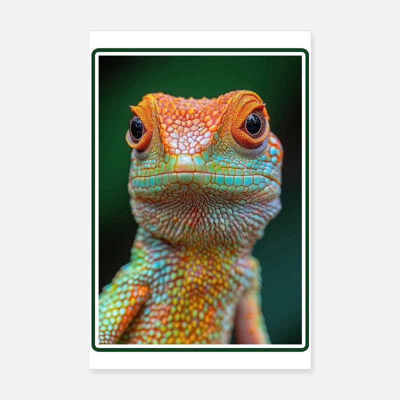 Lizards Lizard Poster 8" x 12" (20x30 cm)