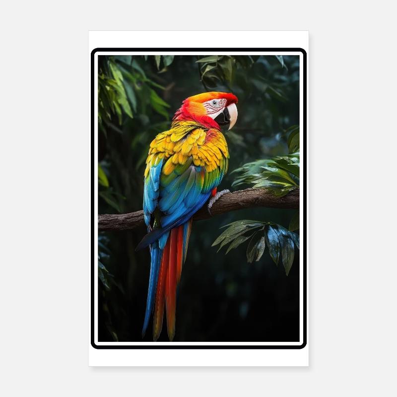 Macaw's Era Poster 8" x 12" (20x30 cm)