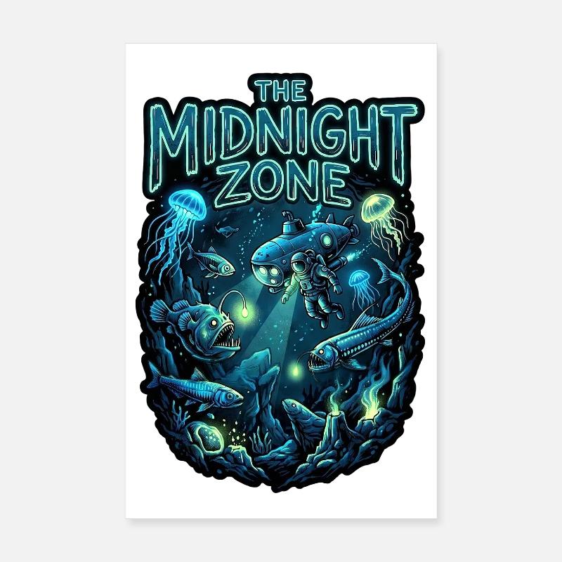 Zone de Minuit Poster 20 x 30 cm