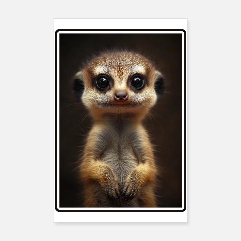 Meerkat Erdmännchen Poster 20x30 cm