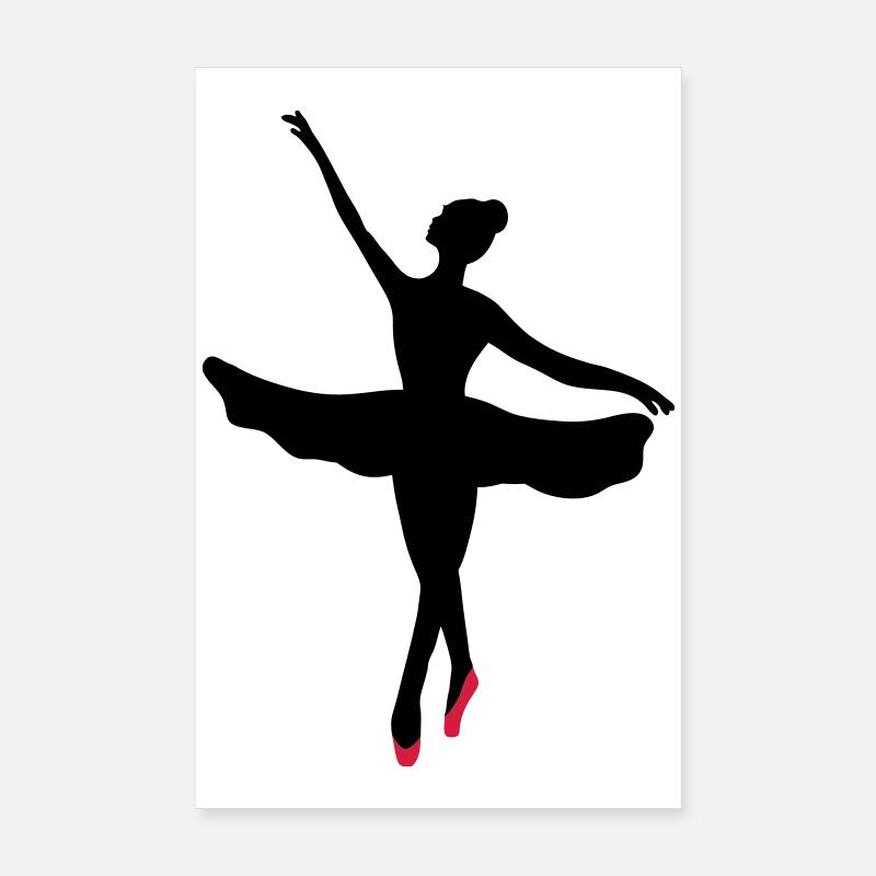 Ballett Tänzerin -Ballerina Poster 20x30 cm