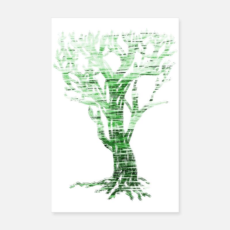 World Tree Nature Graphiques Poster 20 x 30 cm
