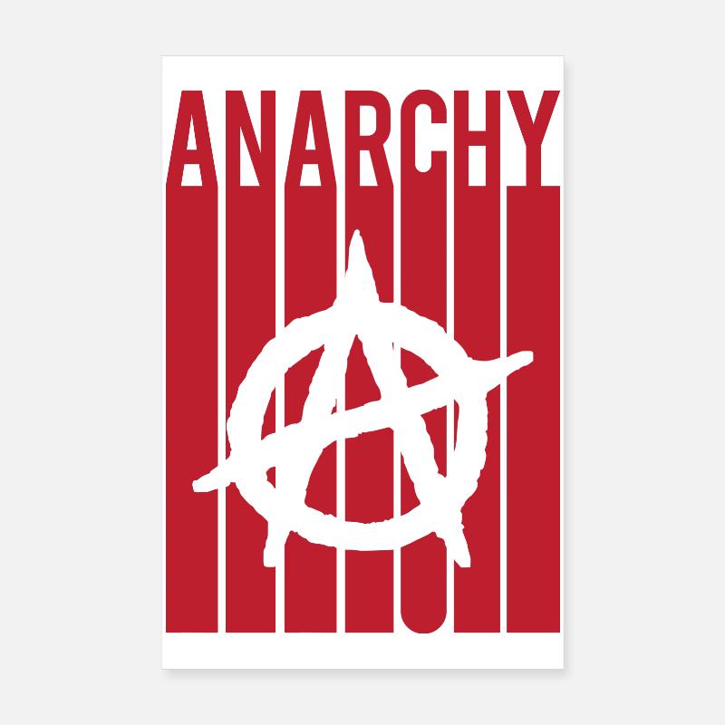 anarchy t shirt design Anarchy anarchy anarki Poster 8" x 12" (20x30 cm)