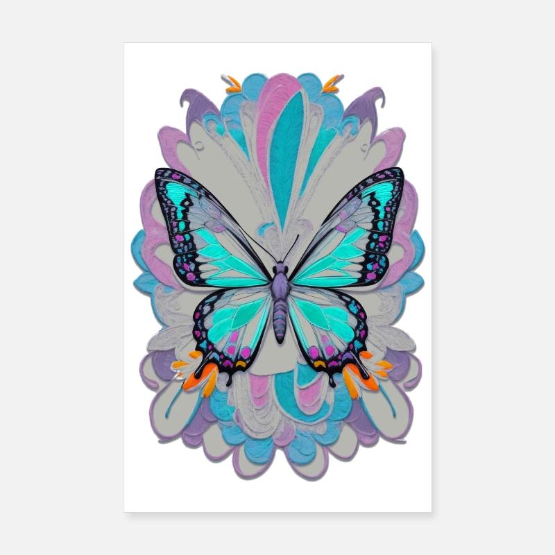 Papillon Poster 20 x 30 cm